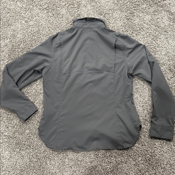 Columbia Omni-Shade Button-Up Shirt - charcoal gray - size medium - Picture 5 of 5